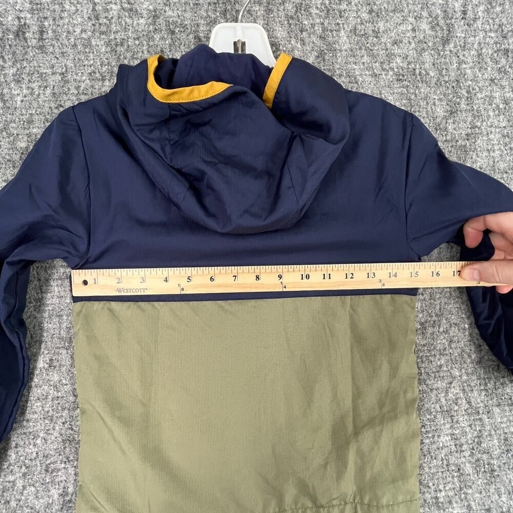 Tommy Bahama Active Boys Windbreaker Jacket Small 5/6 Blue Hooded Zip-Pockets - Picture 5 of 7